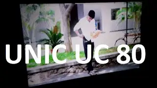 UNIC UC 80 LED PROJECTOR VIDEO 100 INCH SCREEN