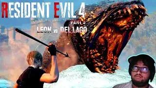 Leon vs Del Lago! What's with this FAKE AHH MOBY DICK?!?! - Resident Evil 4 Remake - Part 3