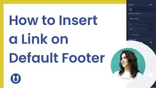How to Insert a Link on Default Footer