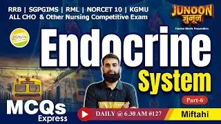 Endocrine System RRB | SGPGIMS | RML | NORCET 10 | KGMU | ALL CHO MCQs Express #127 - Miftahi