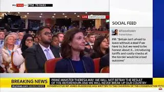 Theresa May on Brexit at the Conservative Party Conference 2018