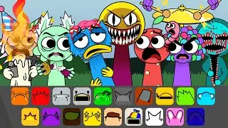Incredibox Sprunki Retake: NORMAL GUY is NOT Normal, AZURI Run Run Run! NEW Character and Reactions!