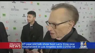 87-Year-Old Talk Show Host Larry King Hospitalized In Los Angeles With COVID-19