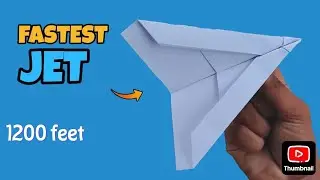 How to make a FASTEST flying paper Jet , make a perfect step by step paper Jet plane #viral #shorts 