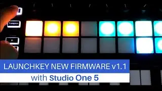 Launchkey Mini MK3 Firmware Update with Studio One