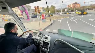 Bus Pov driving in city traffic || bus pov Europe 