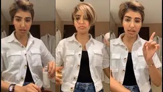 أريج العبد الله كيوووت وميك اب سريع وناعم لايف