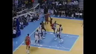 Michael Jordan Spins David Robinson Around Before Soaring in for a Clutch Dunk (1993)