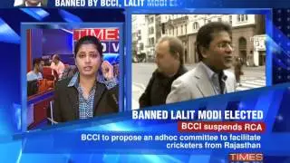 BCCI suspends Rajasthan Cricket Association on Lalit Modi's return