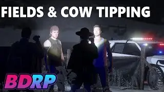 Destroying Fields and Tipping Cows in GTA 5 RP