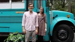 Julie and Andrew's Converted School Bus Home