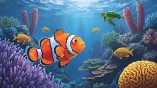 Stunning 4K Aquarium Video | Tropical Fish Tank, Coral Reef Colors & Relaxing Sleep Sounds