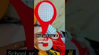 Sports props #sportsday #sports #props #sportstheme #schoolproject #craft #trending #trendingshorts