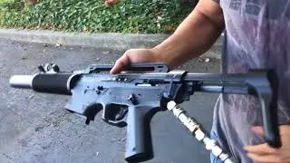 Tacamo Bolt G36 Paintball Gun Shooting Demo