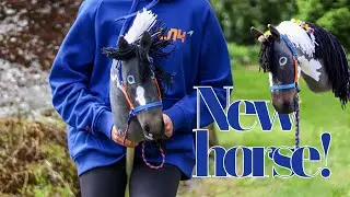 Outriding with my SPECIAL NEW horse😎