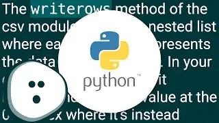 Continuously write data from a list into a CSV file