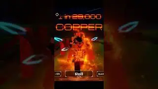 Copper aura showcase #roblox #solrng