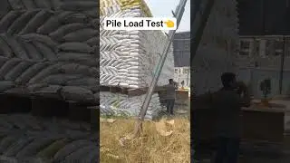 Vertical Pile Load Test #viralvideo #construction #pileloadtest #civilengineering #viral #civilengin