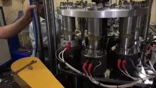 Change half set mold 2, OC12 Paper cup machine  换模具 半套 2