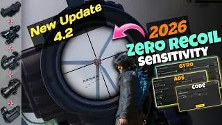 BGMI 4.2 Update: Best Zero Recoil Sensitivity & Layout Codes 🚀 | IQ PUBG Sensitivity is INSANE 😱🔥