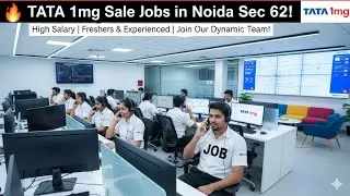 🔥 TATA 1mg Sale Jobs in Noida Sec 62! | High Salary | Freshers & Experienced Welcome!