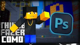 COMO FAZER THUMBNAIL DE MINECRAFT PROFISSIONAL + EDIÇÃO COMPLETA NO PC!