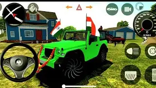 Dollar (song) New Car Simulator 3d Mahindra  Thar Driving 🔥🔥#tranding #viral 