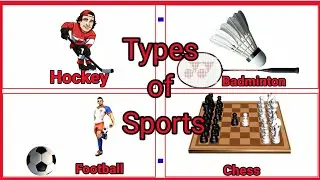 Types of sports / Name of sports / types of sports ball