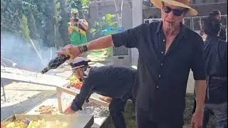 CD, PROCIGAR, La Flor Dominicana celebrando su 30 Aniversario, Litto Gomez preparando el Almuerzo