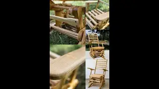 Fotoliu Balansoar - Stejar - Handmade