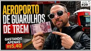 КАК ДОБРАТЬСЯ В АЭРОПОРТ GUARULHOS SÃO PAULO НА ПОЕЗДЕ, ПОТРАТИВ ВСЕГО 5 R$.