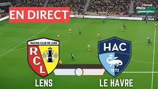 EN DIRECT &ndash; Lens vs Le Havre | Ligue 1 2025 Simulation de gameplay eFootball PES 21