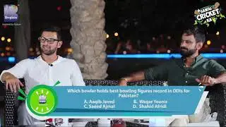 Zainab Abbas's sawaal cricket ka with Mohammad Hafeez and Shoaib Malik