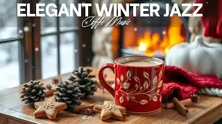 Cozy Winter Jazz Coffee Shop Ambience ❄️ Smooth Instrumental Music for Study, Work & Focus