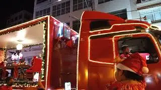 caravana de natal coca cola no natal criativo Santos 2021
