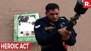 17 Year Old Boy Rescued By Indian Air Force - Caught On Camera