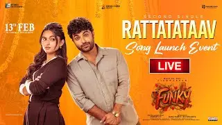 RATTATATAAV Song Launch Event LIVE | FUNKY | Vishwak Sen, Kayadu Lohar | Anudeep | Bheems Ceciroleo