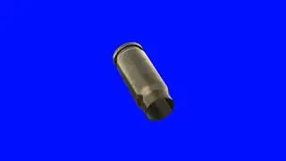 Bullet Shell - Blue Screen Animation