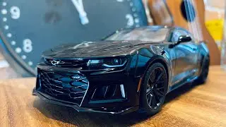 AUTOart Chevrolet Camaro ZL1 Black 1:18 Scale (Unboxing)