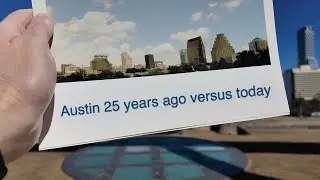 The Austin skyline 25 years ago versus today, and a walk around Town Lake