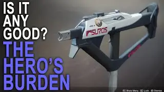 The Hero's Burden Iron Banner Submachine Gun Curated Roll- Black Armory Destiny 2