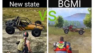 Vechile Comparison with PUBG NEW STATE vs BGMI #Mrcybersquad #Bandookbaz