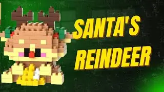 How to Build E3063 Christmas Santa&rsquo;s Reindeer | Fun Little Toys Mini Blocks
