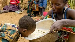 Hadzabe Tribe Juice 🥤| African Baobab Tree | Drinking Baobab Super Fruits | Into The Bush