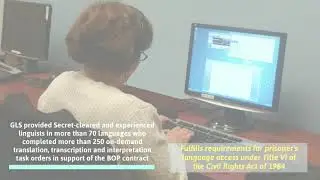 GLS DOJ BOP Language Services