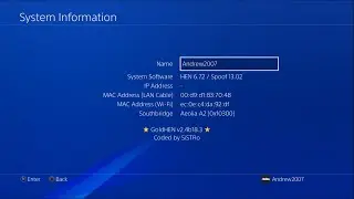 PS4 Jailbreak Spoofed To Jailbreak 13.02 GoldHEN