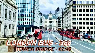 London Bus Rides 🇬🇧 Route 388 🚍 London Bridge Bus Station To Stratford City