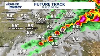 Severe storms possible for Central Texas on Christmas Eve; dry by Christmas Day