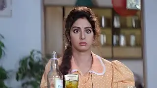 जब श्रीदेवी ने सिर दर्द की दवा समझ कर पी ली शराब - आगे जो हुआ देखके लोटपोट हो जाओगे 🤣| Comedy Scene