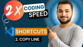 VS Code Keyboard Shortcut | Copy Line | #video2